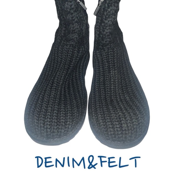 UGG Classic Cardi Cabled Knit Tall Boots (Big Kid) | Color: Black | NEW/NIB!!🖤 - Picture 11 of 14